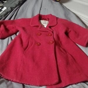GAP Kids Red Pea Coat